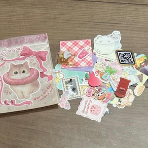 Japanese Random Flake Sticker Mix: 10, 20, 30, 60 or 100 mix (NEW designs added regularly) image 1