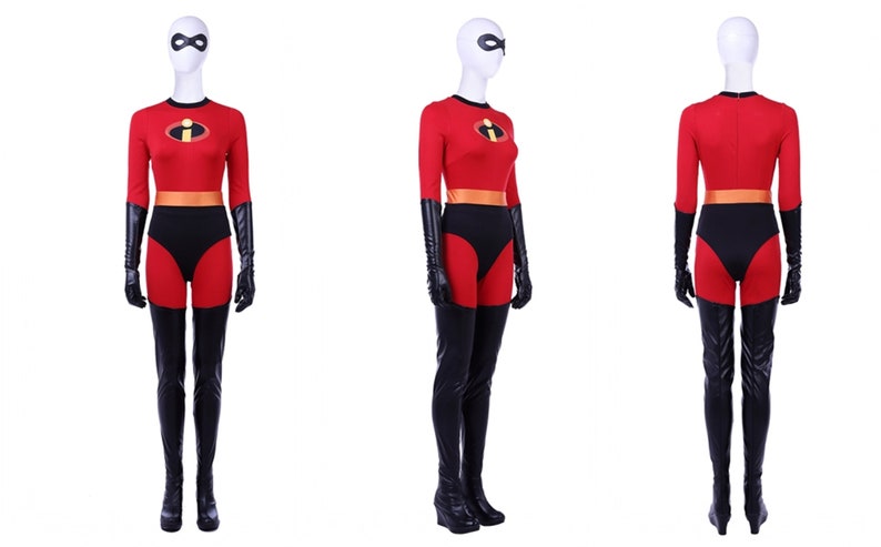 The Incredibles 2 Cosplay Costume Elastigirl Helen Parr Cosplay Costume Elastigirl Jumpsuit Women Cosplay Costume For Halloween Party