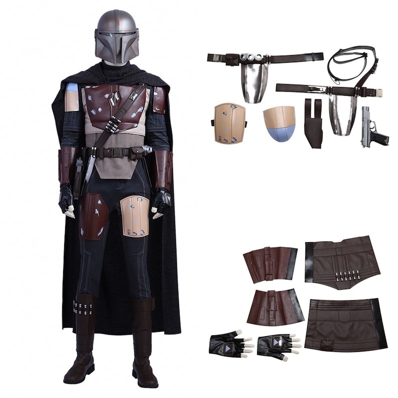 Mandalorian Cosplay Costume Star Wars Cosplay Costume Custom Etsy