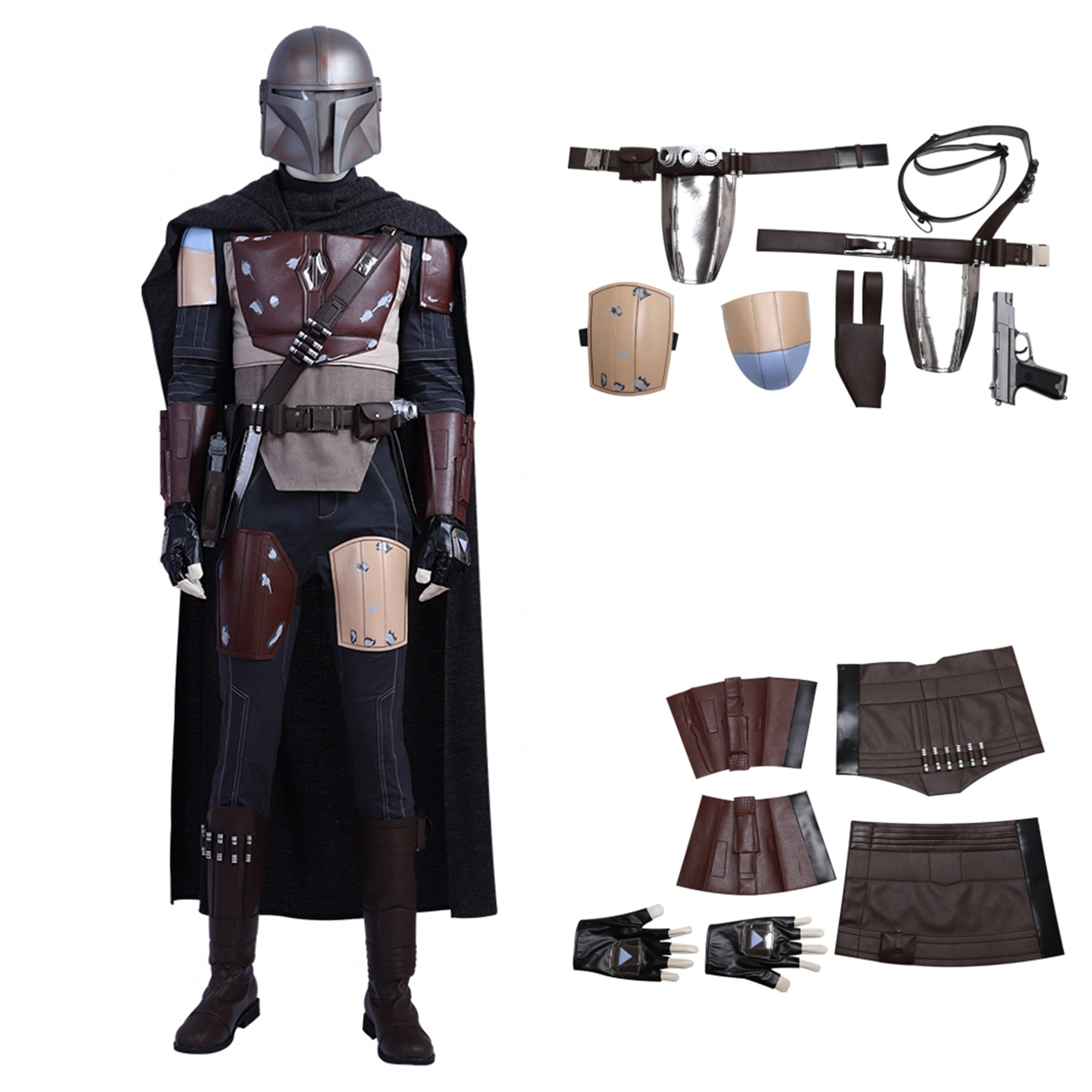 Mandalorian Cosplay Costume Star Wars Cosplay Costume Custom Etsy