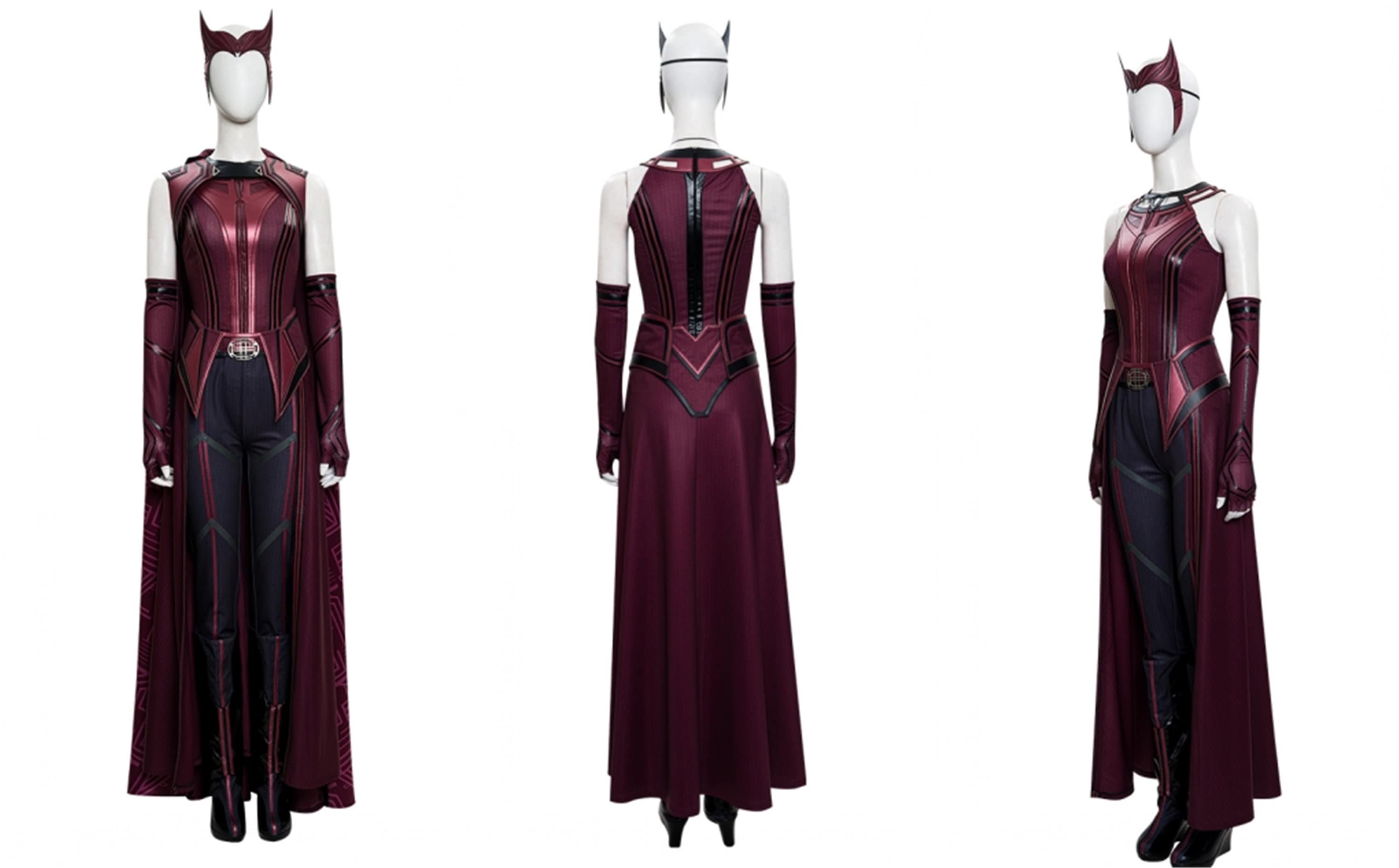 Scarlet Witch Costume Wandavision Diy Homemadeked