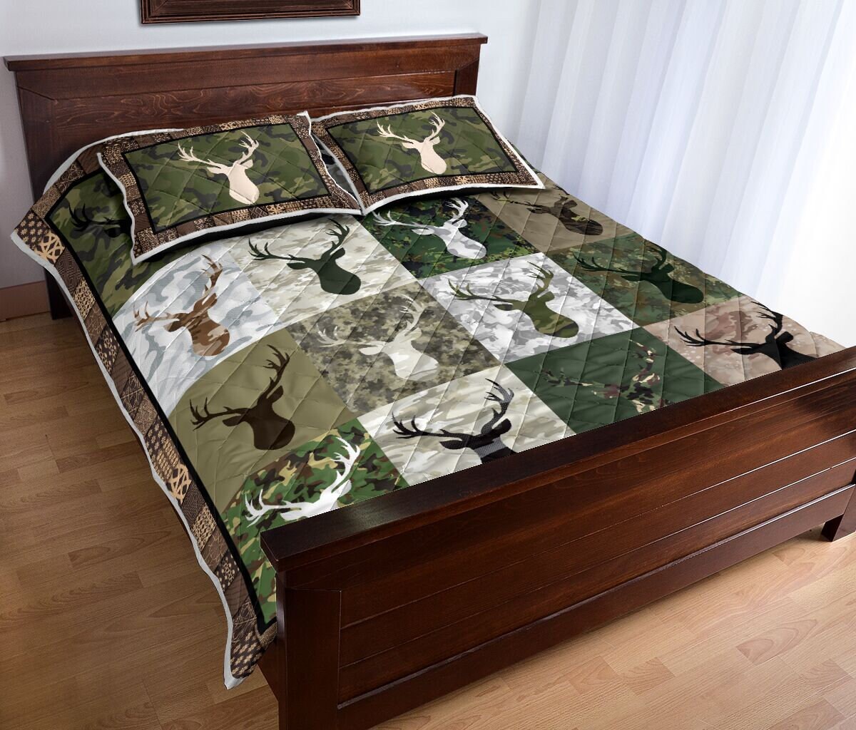 Deer Hunting Camo Twin Queen King Soft Comfortable Bedding Etsy