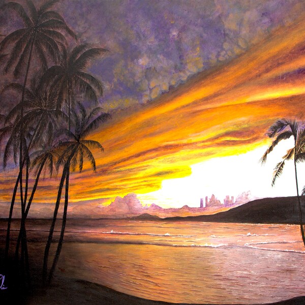 Hawaiian Landscape Etsy