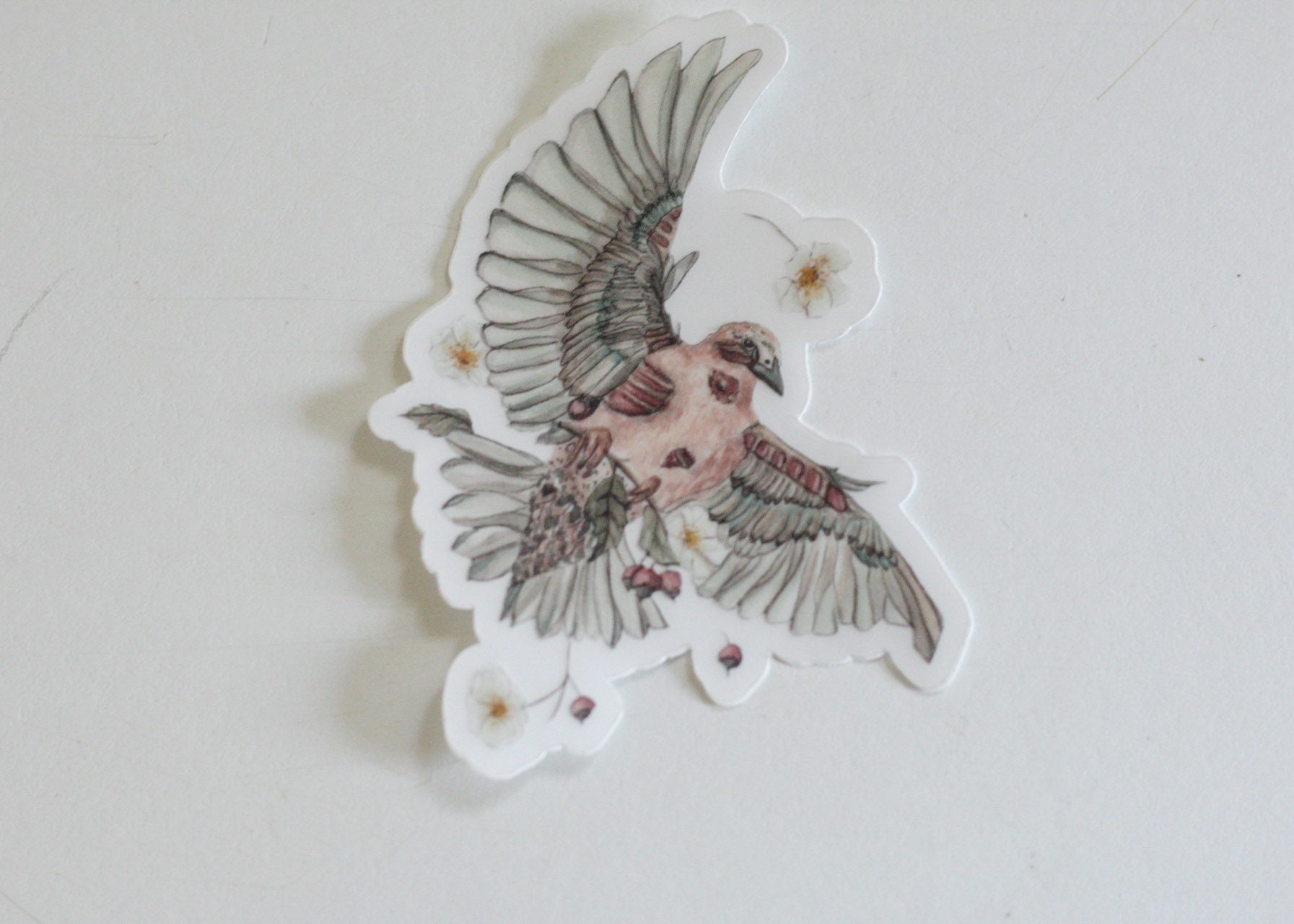 Wounded Sticker Wounded Bird Clear Sticker - Etsy