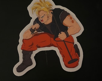 Punk Goku Clear Sticker