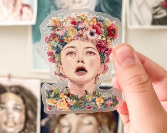Midsommar Clear Floral Sticker