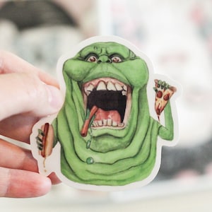Pegatina transparente Ghostbuster Slimer