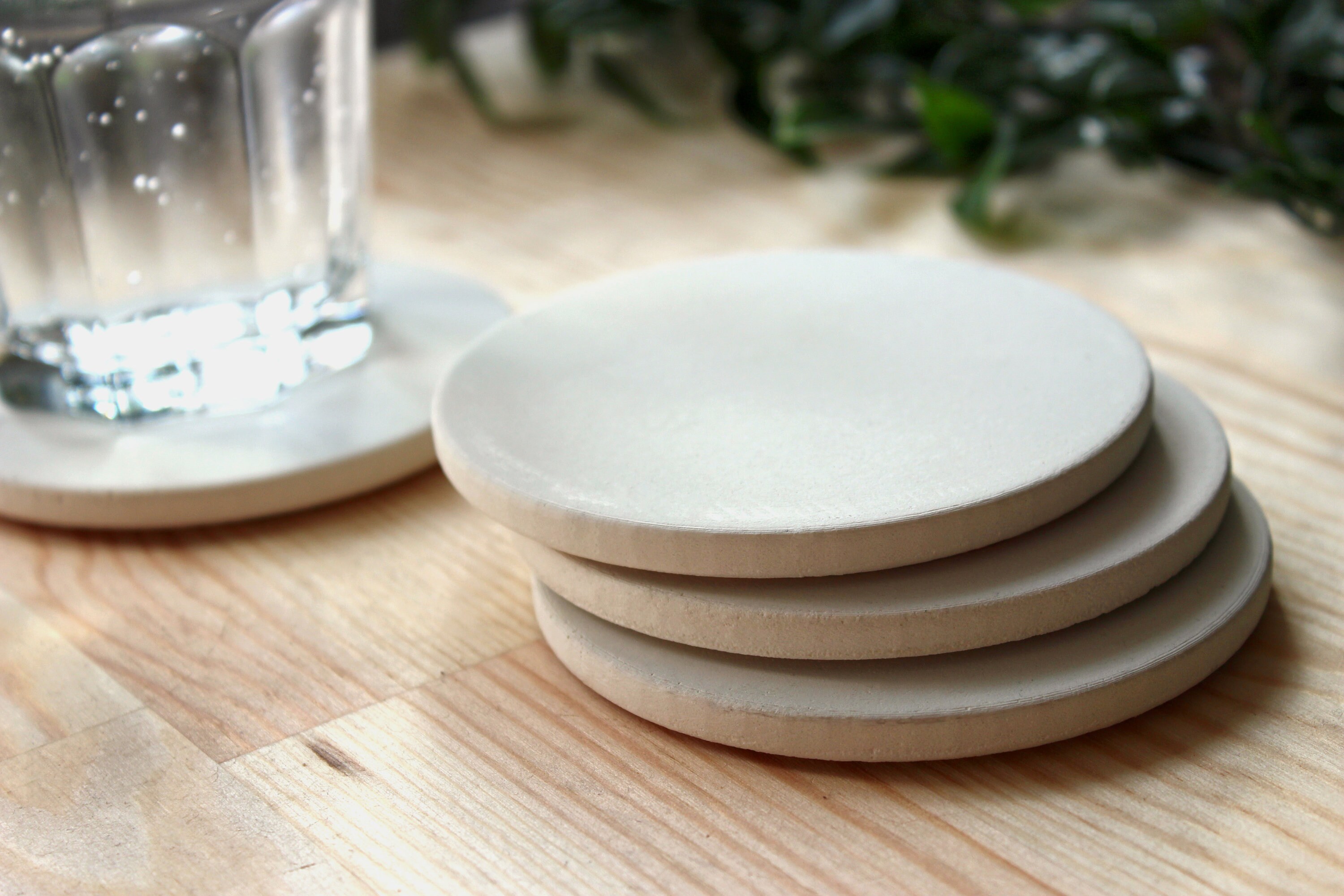 Plain White Coasters Housewarming Gift White Coasters Etsy