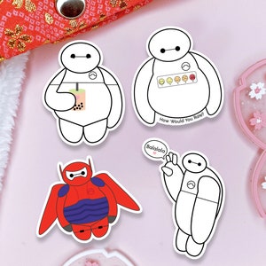 Baymax Sticker / Papier Vinyl Sticker / Laptop Sticker / Süßer Sticker