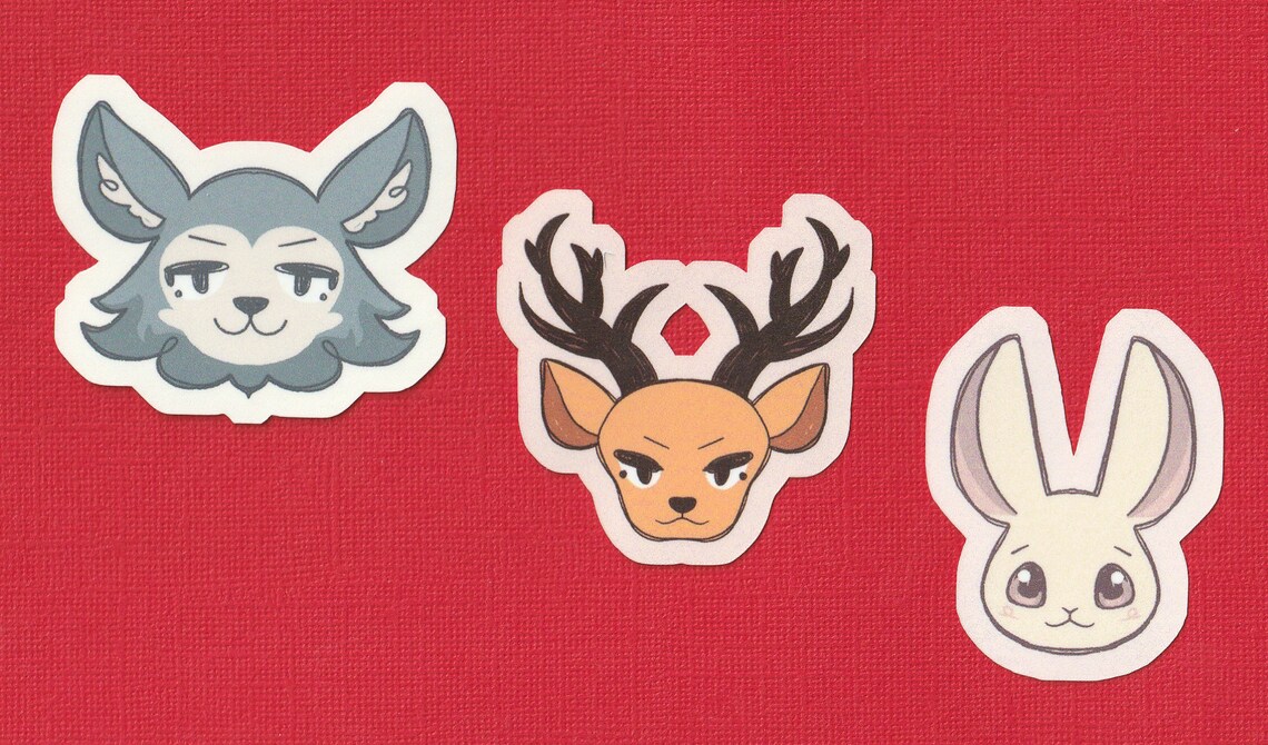 BEASTARS Vinyl Sticker Set | Etsy