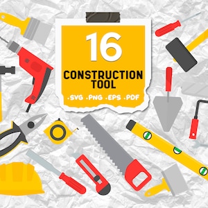 Construction tool svg,Tools Svg File,Tool Bundle, fathers day svg, ChainSaw,Drill,Construction Worker, Wrench,Power tools,mechanic tools,svg