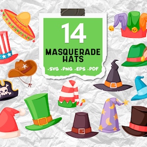 Masquerade hats svg,Masquerade hat svg,hat svg,spanish hat svg,holidsy hat svg,jester hat svg,pirate hat,cowboy hat,witcher hat,print file