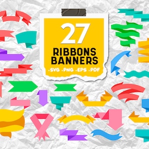 Ribbon svg, Ribbons banners svg, banner svg,label svg,cancer ribbon svg,layer banner svg,svg banner template,birthday banner svg,print file
