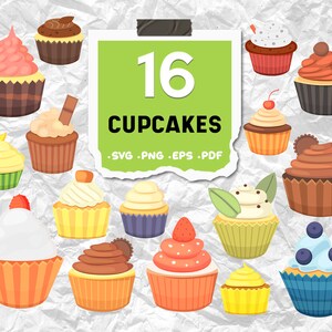 Cupcakes svg,Cupcackes bundle svg,sweets svg, Cupcake vector clipart,Birthday Cake Svg, Dessert Svg, stencil cupcakes stamp vinyl,print file