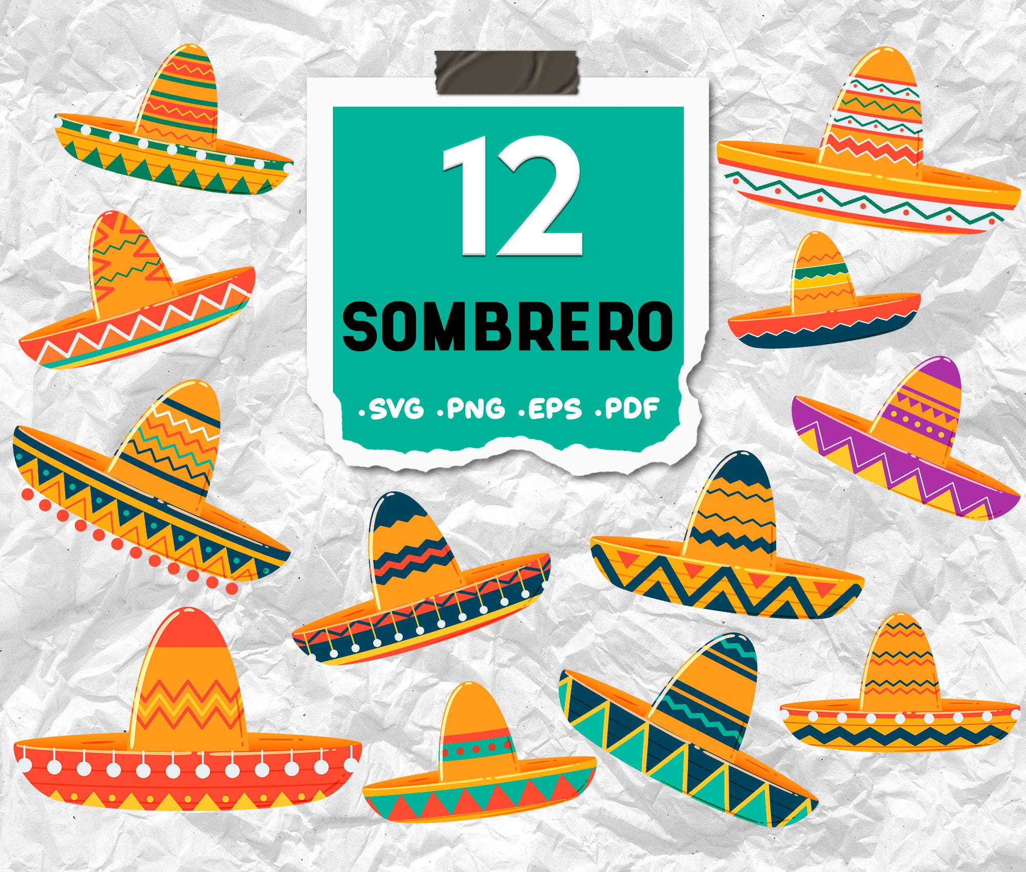 Sombrero Template Printable Sombrero Template Printable