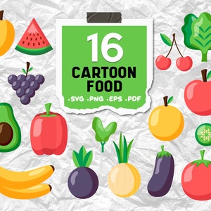 Cartoon food svg,Vegetables svg,Vegetables,Bundle,Vegetable,Clipart Vegetables,Silhouette Files,Vegetables Vector,print file,printable,svg