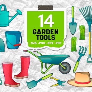 Garden tools svg,Garden Tools SVG, Gardening SVG, Gardening Trowel Svg, Spade Svg, Shovel Svg, Rake Svg, Garden Tools Clipart,print file,svg