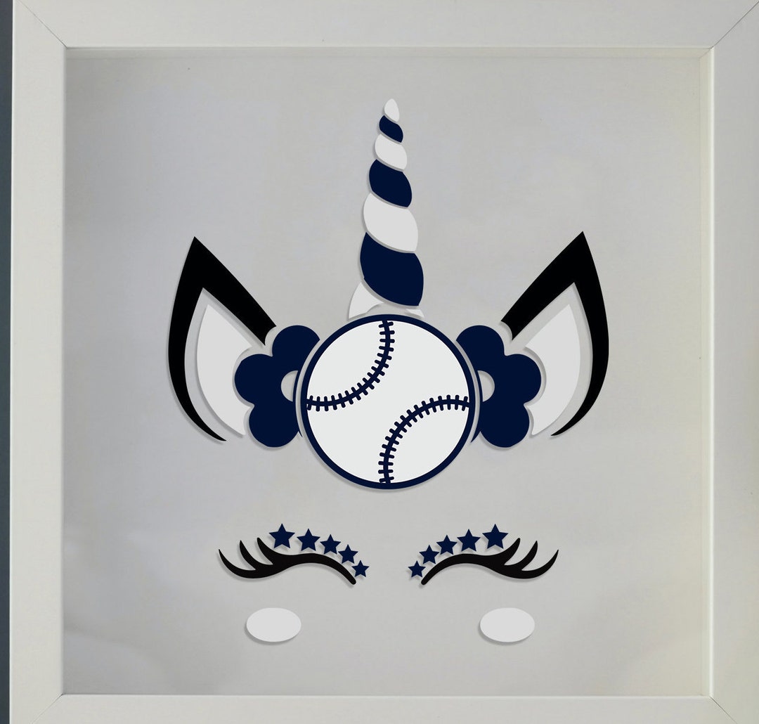 Baseball Unicorn Svg, Baseball Clip Art, Magical Baseball SVG, Unicorn