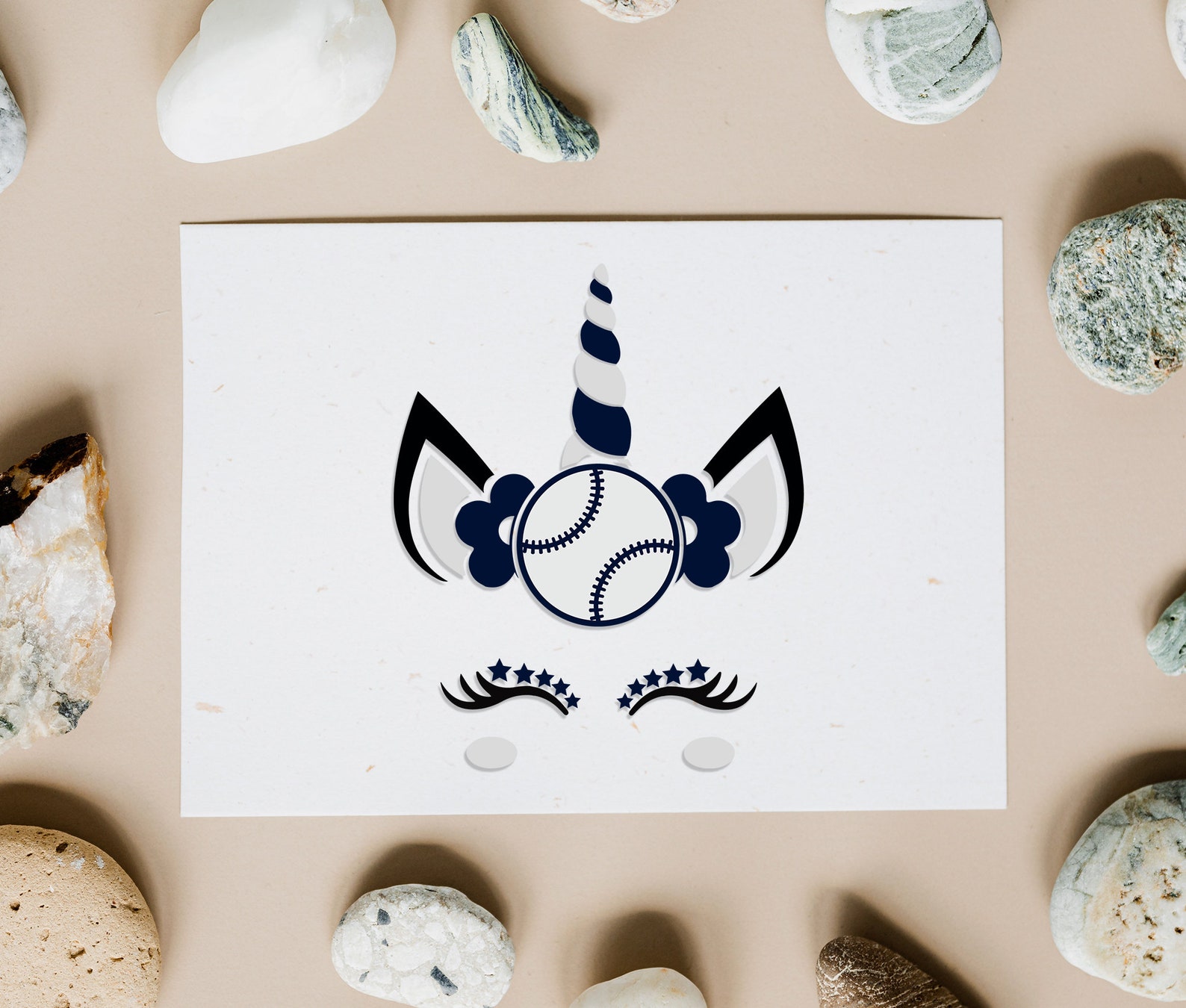 Baseball Unicorn Svg, Baseball Clip Art, Magical Baseball SVG, Unicorn