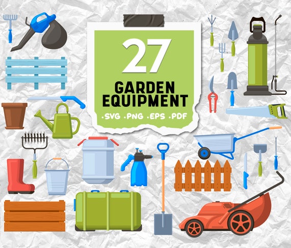 Garden Equipment Svg,garden Tools Svg Bundle,gardening Tools,grass