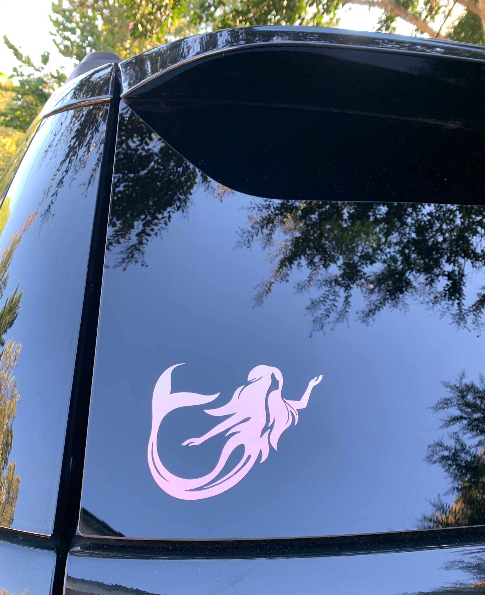 Decal Mermaid Mermaid Car Decal Car Sticker Window Decal Etsy