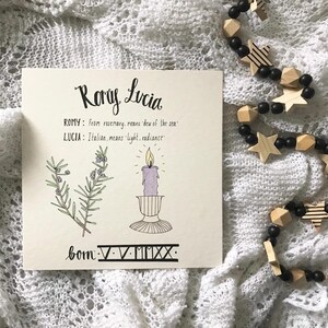 Handwritten, personalised, new baby calligraphy