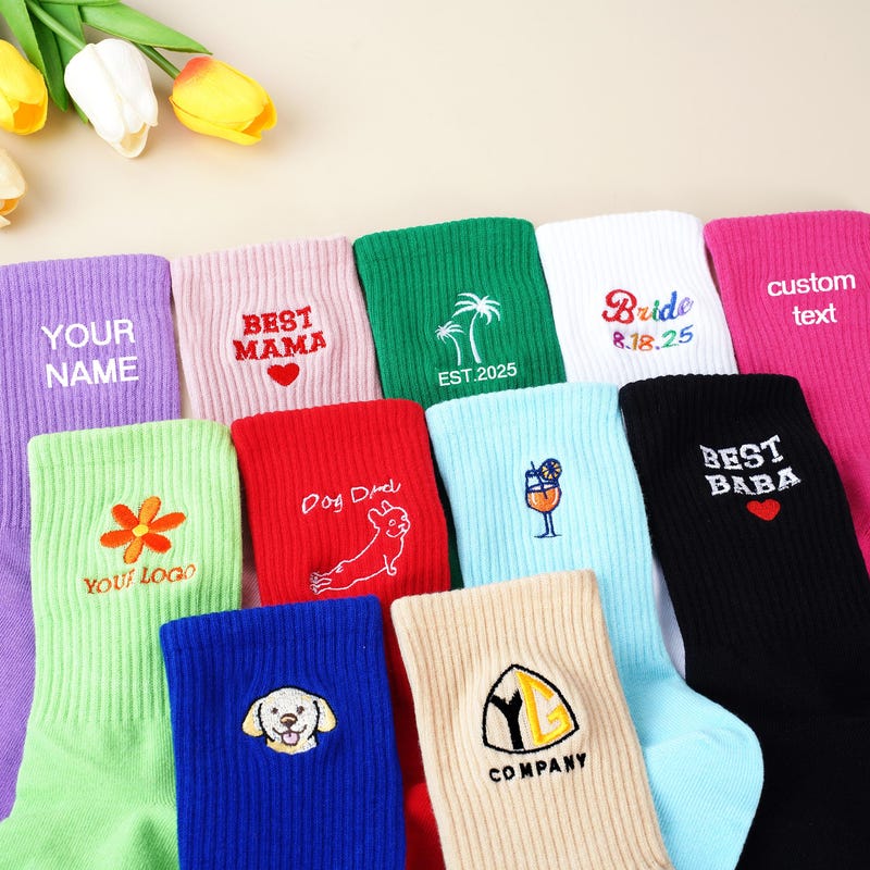 Chaussettes Personnalis es Etsy France