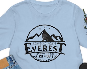 Everest Expeditie Everest Disney Shirt, Disney Yeti Shirt, Legende van de verboden berg, Familie bijpassende shirts
