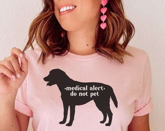 Labrador service dog, Medical alert dog, assistance dog, , fur mama, dog mama, Service dog in training, Short-Sleeve Unisex T-Shirt