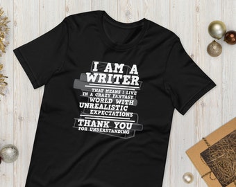 Ich bin ein Schriftsteller, lustiges Schriftsteller Shirt, Autor Geschenk, Schriftsteller Geschenke, Texter, Texter Geschenk, lustiges Schriftsteller Geschenk, Redakteur, lustige Urlaub Shirt