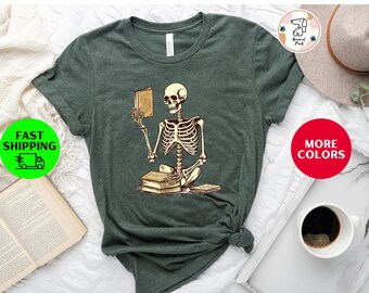 Death By TBR Shirt, Skeleton Book Shirt, Book Club Shirt, Bookish, Reading Sweatshirt, Book Lover Shirt, Reading Pile