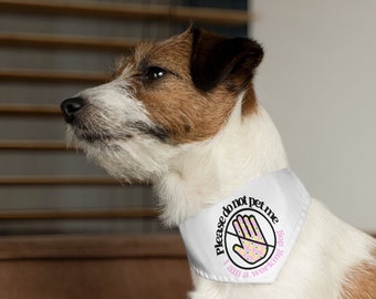 Ananas Bandana für arbeitshund, Bitte kein Haustier, Emotional Support Hund, Haustier Bandana Halsband