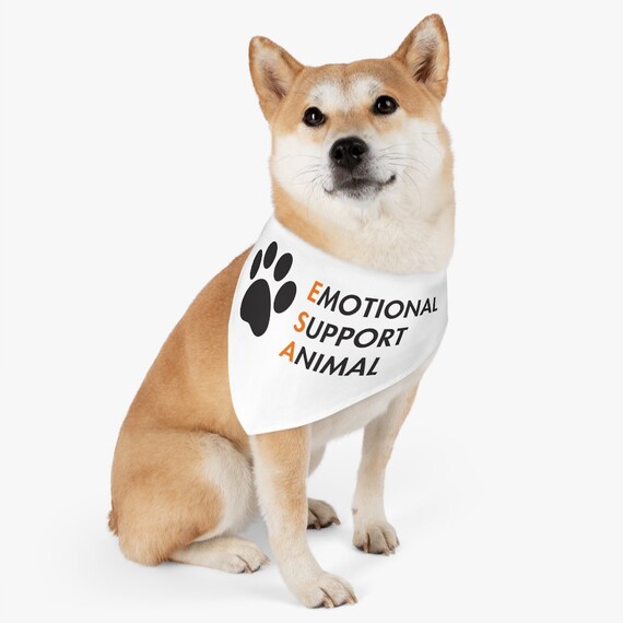 Emotional Support Dog ESA Service Dog Medical Alert Assistance Dog Service Dog Cape Service Dog in Training Pet Bandana Etsy