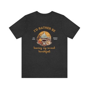 Second breakfast, Lord of the Rings tee, Gamgee Hobbit Shirt, hobbit gift,rings of power image 3