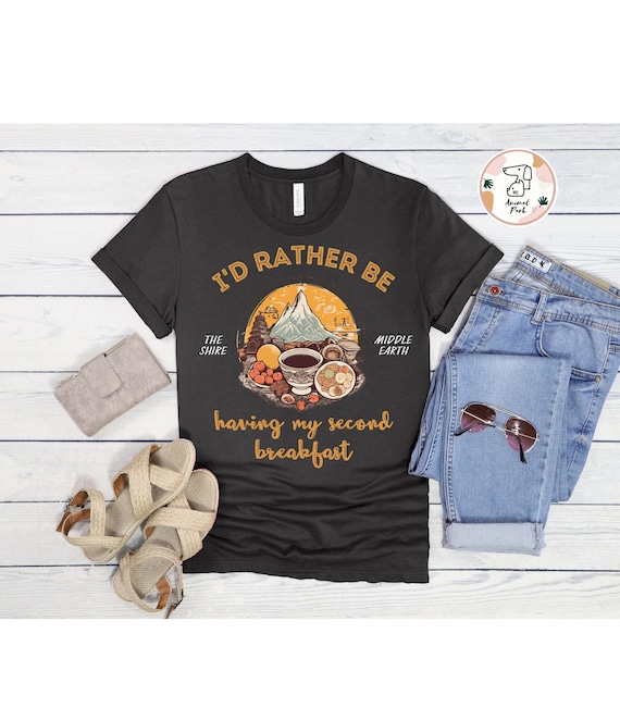 Second breakfast, Lord of the Rings tee, Gamgee Hobbit Shirt, hobbit gift,rings of power