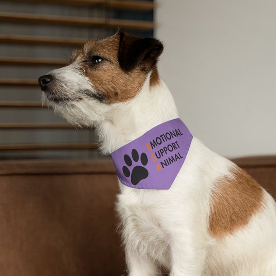 Emotional Support Animal ESA Service Dog Medical Alert Assistance Dog Service Dog Cape Service Dog in Training Pet Bandana Etsy