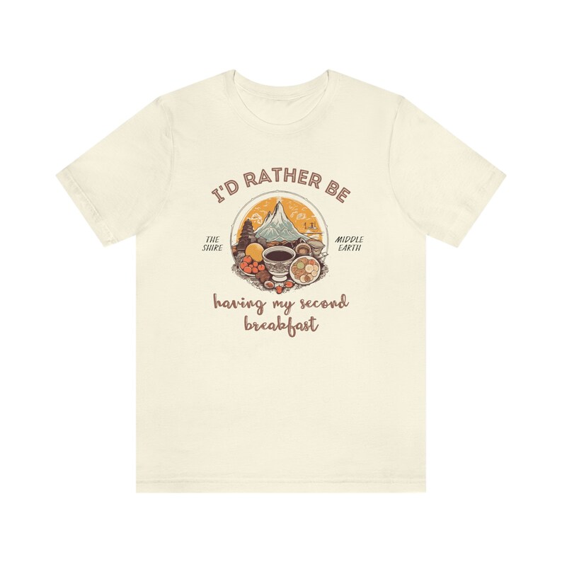 Second breakfast, Lord of the Rings tee, Gamgee Hobbit Shirt, hobbit gift,rings of power image 4
