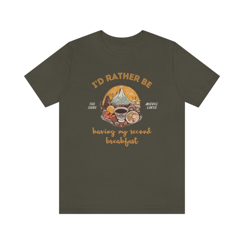 Second breakfast, Lord of the Rings tee, Gamgee Hobbit Shirt, hobbit gift,rings of power image 2