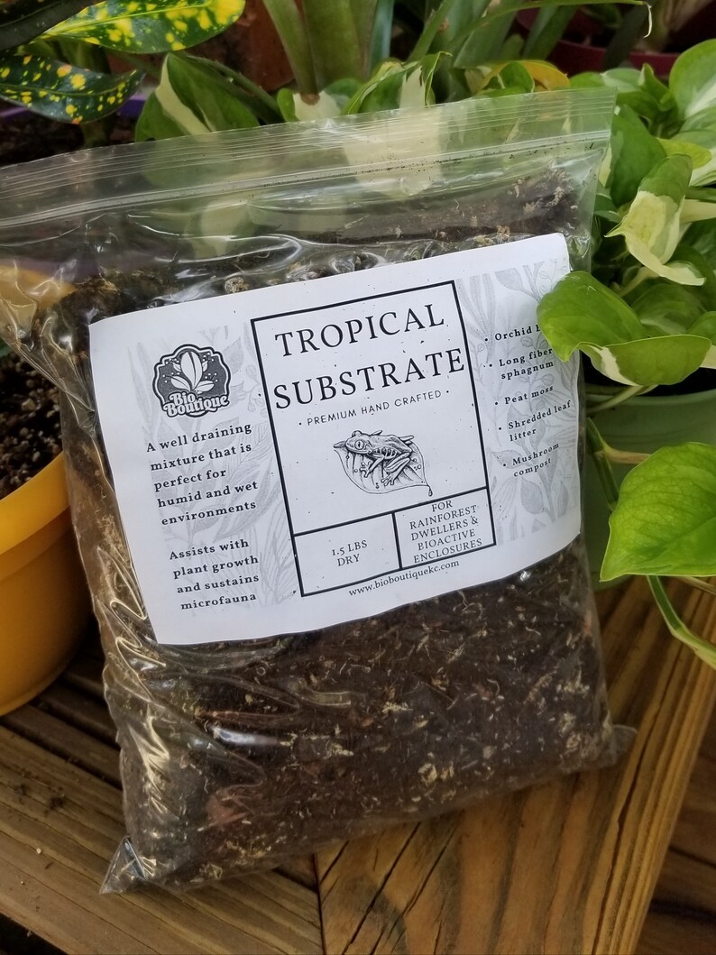 Tropical Reptile Soil for Herps and Plants That Love Humid Etsy