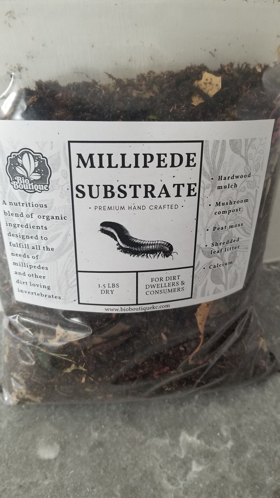 Millipede Substrate, Nutritious Dirt for All Species of Millepede