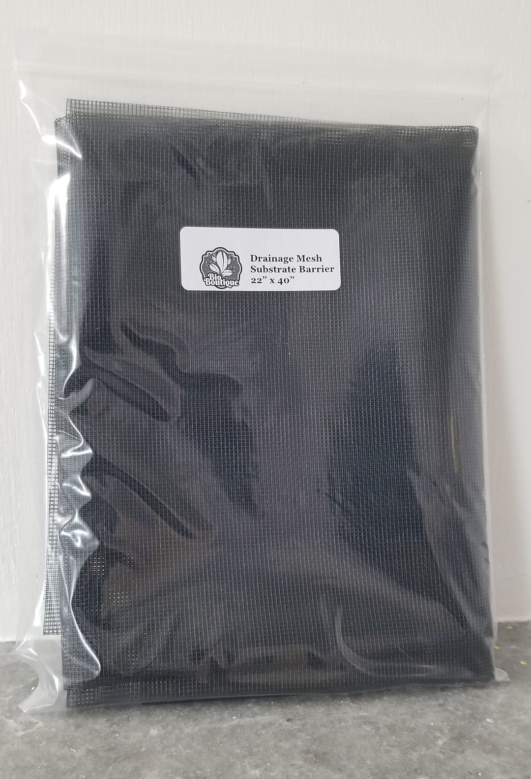 Mesh Substrate Barrier, Layer for Drainage Seperation in Bioactive Setups, Fiberglass Screen to