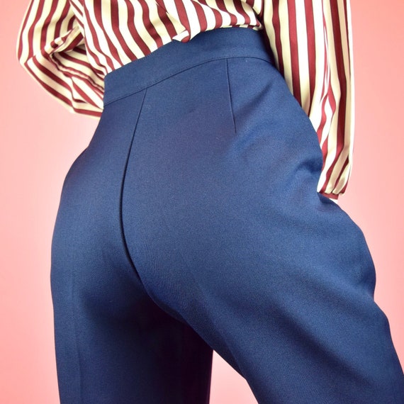 vintage 70s navy blue pants