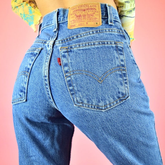 vintage 90s 550 Levi's mom jeans