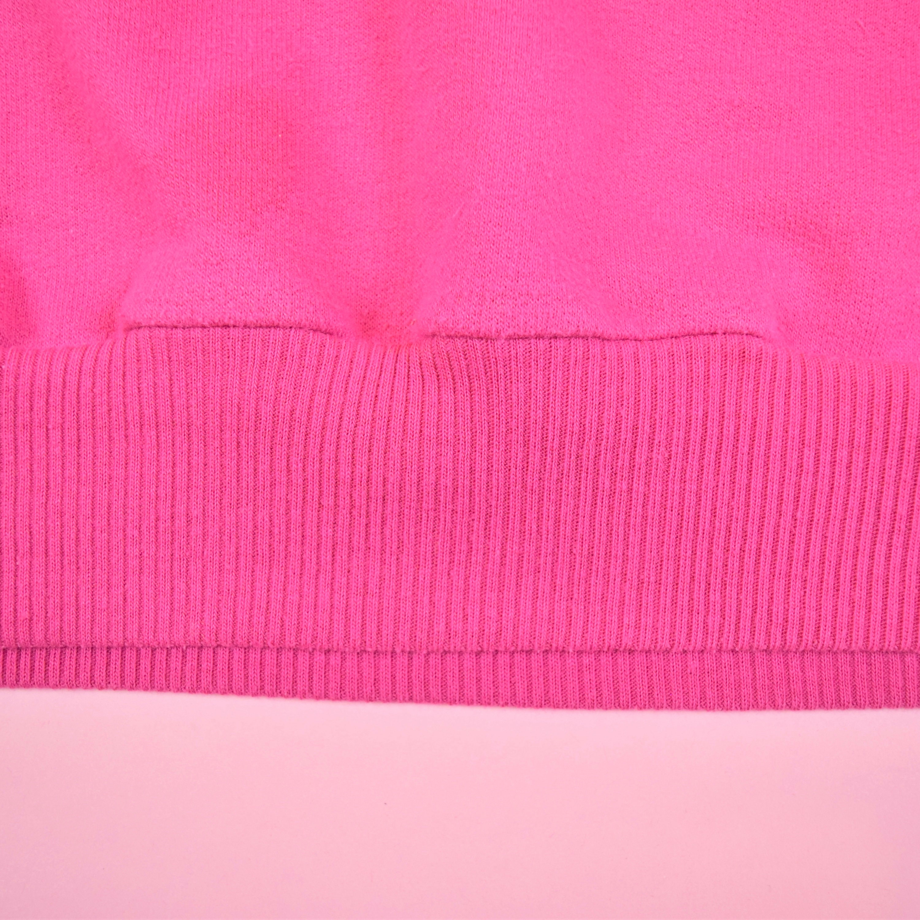 Vintage 80s magenta pink quilted sweatshirt | Etsy