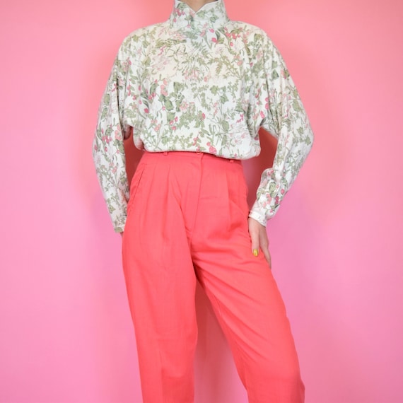 vintage 80s hot pink pants