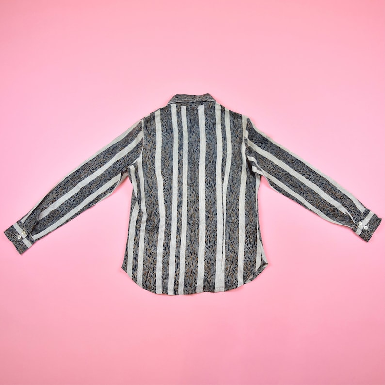 vintage 70s disco blouse