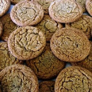 2 Dozen Molasses Cookies - Soft Chewy - Homemade - Birthday = Gift - Party - Shower - Wedding - Corporate Event - Anniversary
