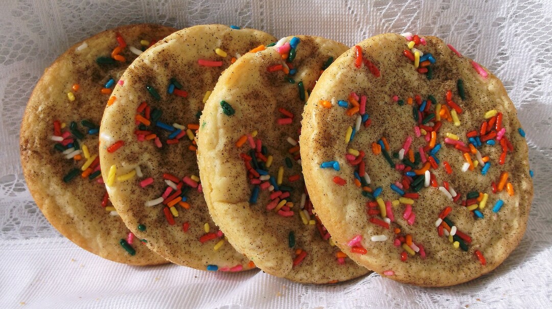 Sprinkle Birthday Cookies 2 Lbs Snickerdoodle Almond Joy Double