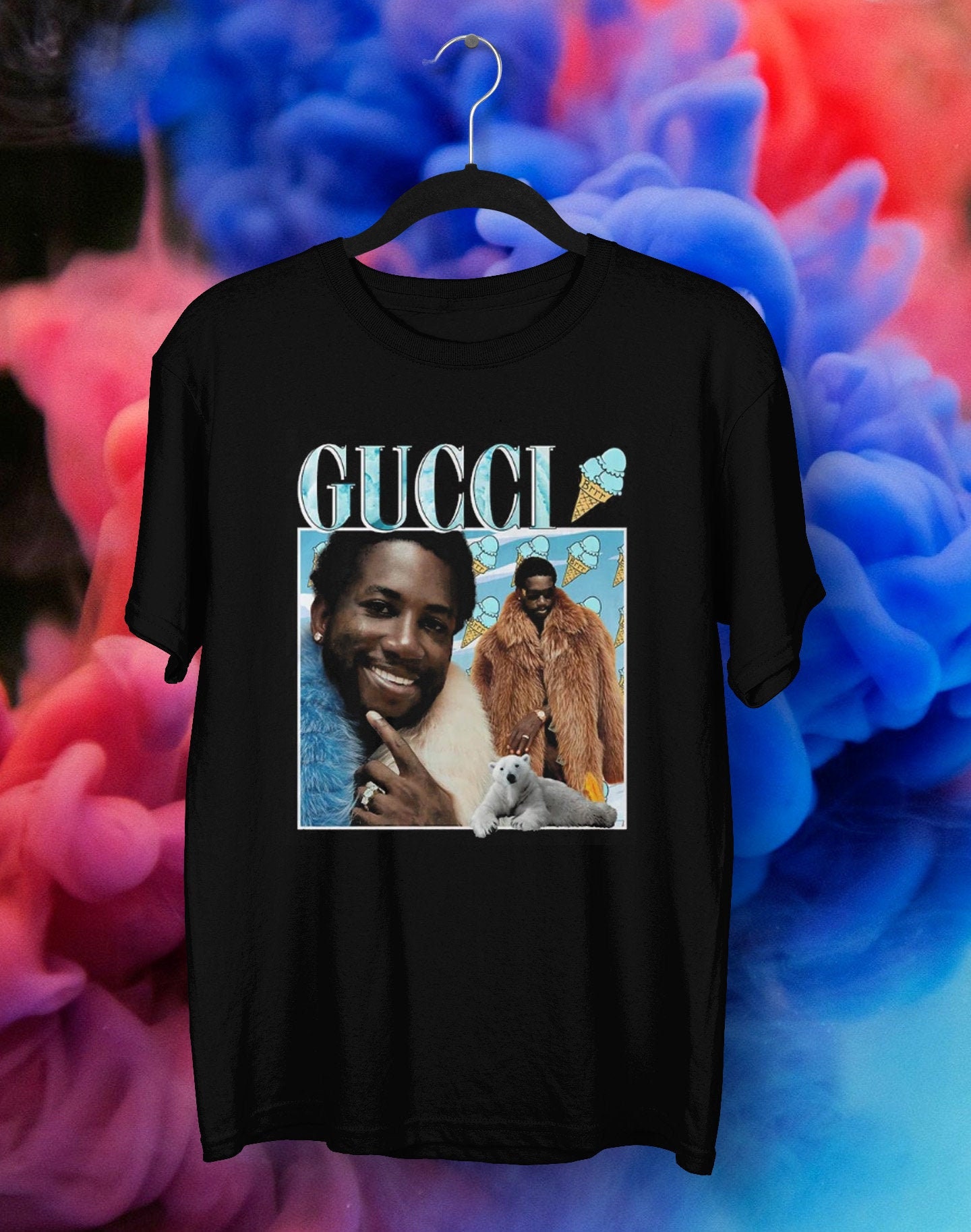 Gucci Mane shirt Artist Tees 90's Inspired Homage | Etsy