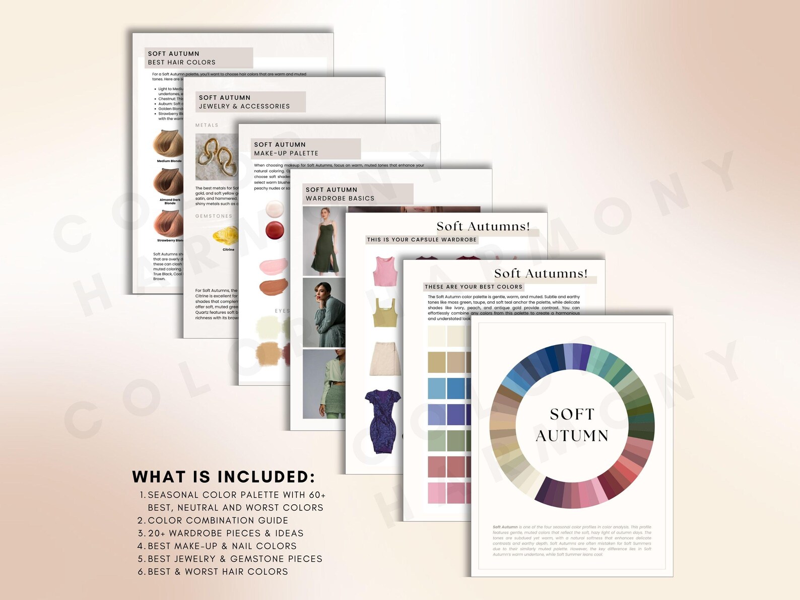 Soft Autumn Guide | 12 Seasonal Analysis Kit & Personal Color Digital ...